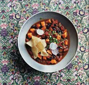 Vegetarian Chili With Sweet Potatoes