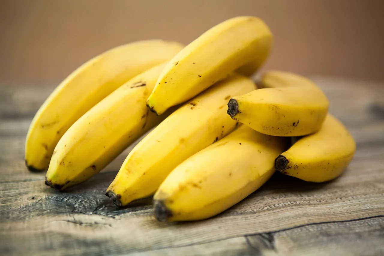 bananas, food, fruit