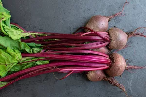 beetroot, one of the high potassium foods