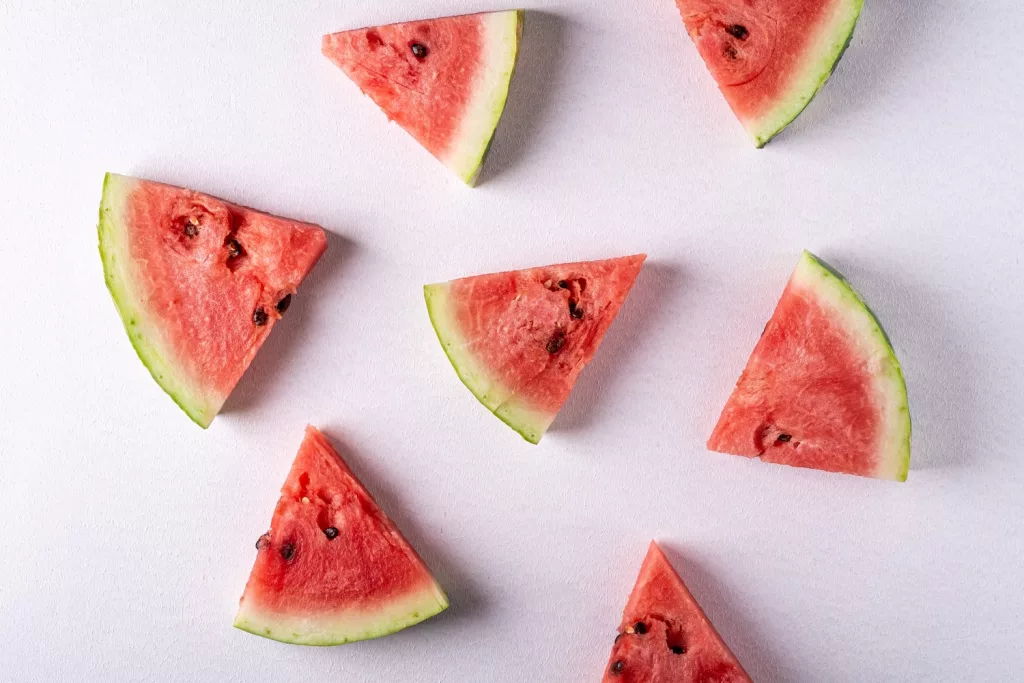 watermelon photograph, combine watermelon and cucumber