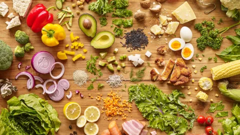 slice ingredients photograph, fiber-rich foods