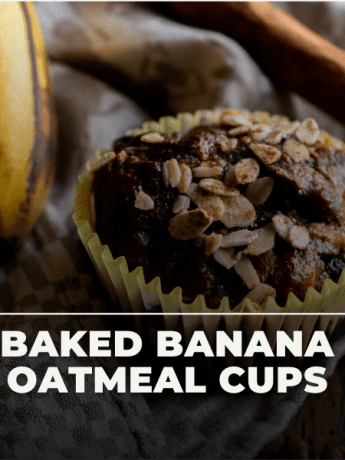 Baked Banana Oatmeal Cups