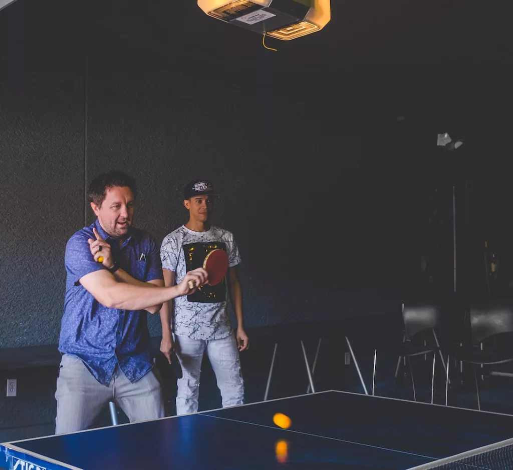 man playing table tennis, health tips for men