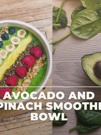 Avocado and Spinach Smoothie Bowl