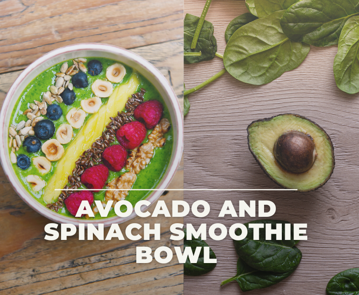 Avocado and Spinach Smoothie Bowl