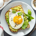 breakfast recipe for diabetics | avocado and egg breakfast toast