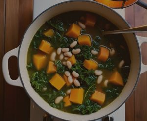 Power Up Your Diet: 10 Amazing Potassium-Rich Foods for Optimal Health 3 Recipe: Butternut Squash Kale and White Bean Soup