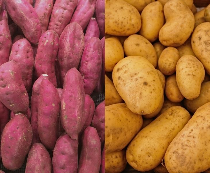 Sweet Potatoes vs Regular Potatoes