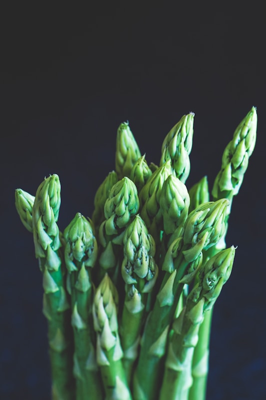purple flowers with green leaves | asparagus benefits for digestion